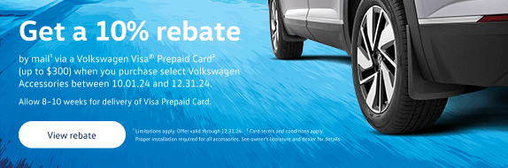 Image of details regarding a 10% rebate. Click to view rebate.